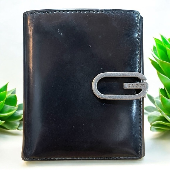 Gucci Black Patent Leather wallet - Picture 1 of 11